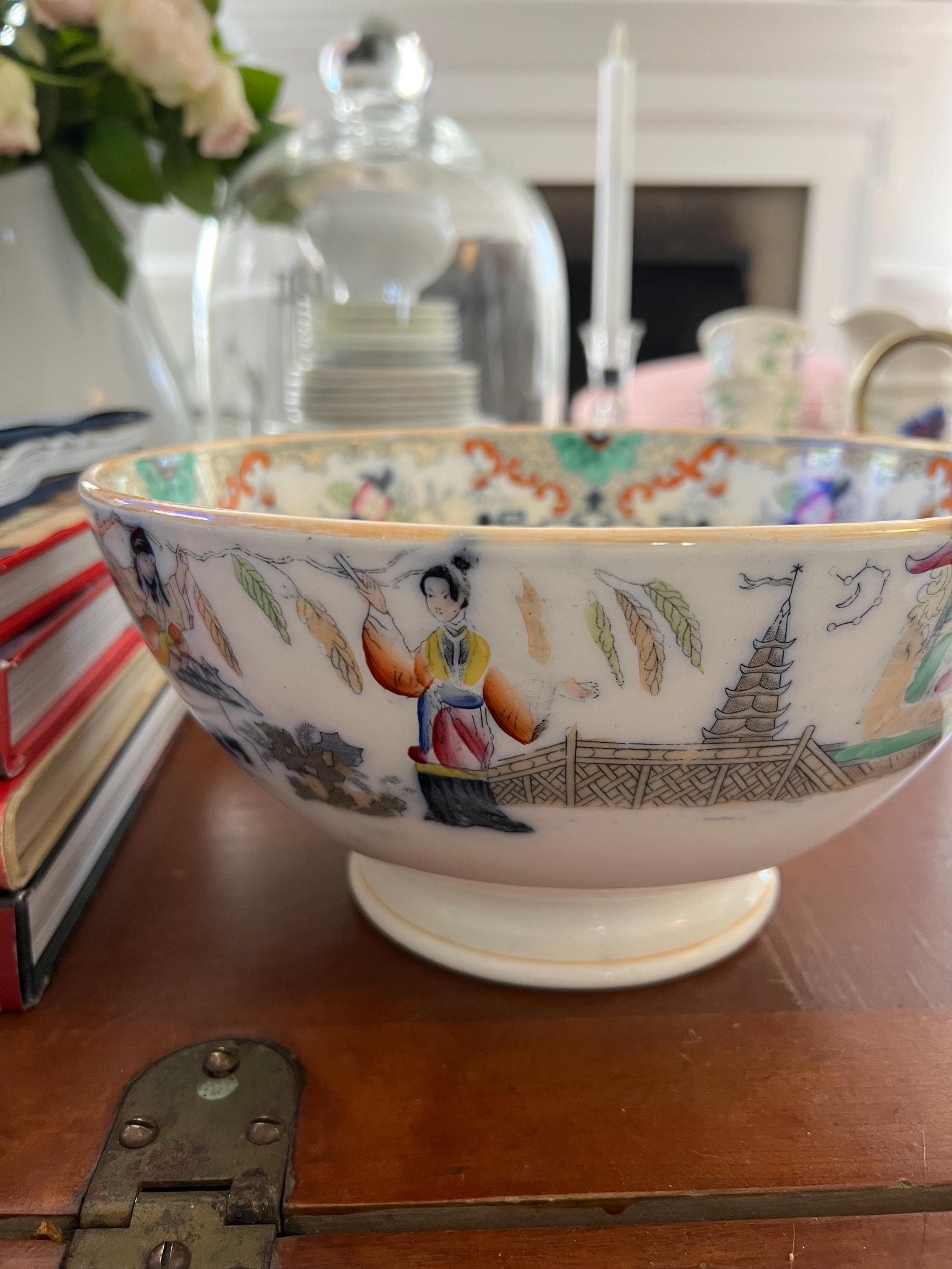 オランダ P.REGOUT MAASTRICHT 染付蛮国舶来絵付皿 5客 Antique Petra's Regout Timor Maastricht Large Bowl - Etsy