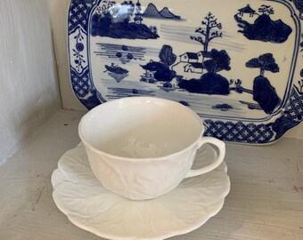 Vintage Coalport Countryware Cup and Saucer.  Measures saucer 6.25” cup 5” x 2”.