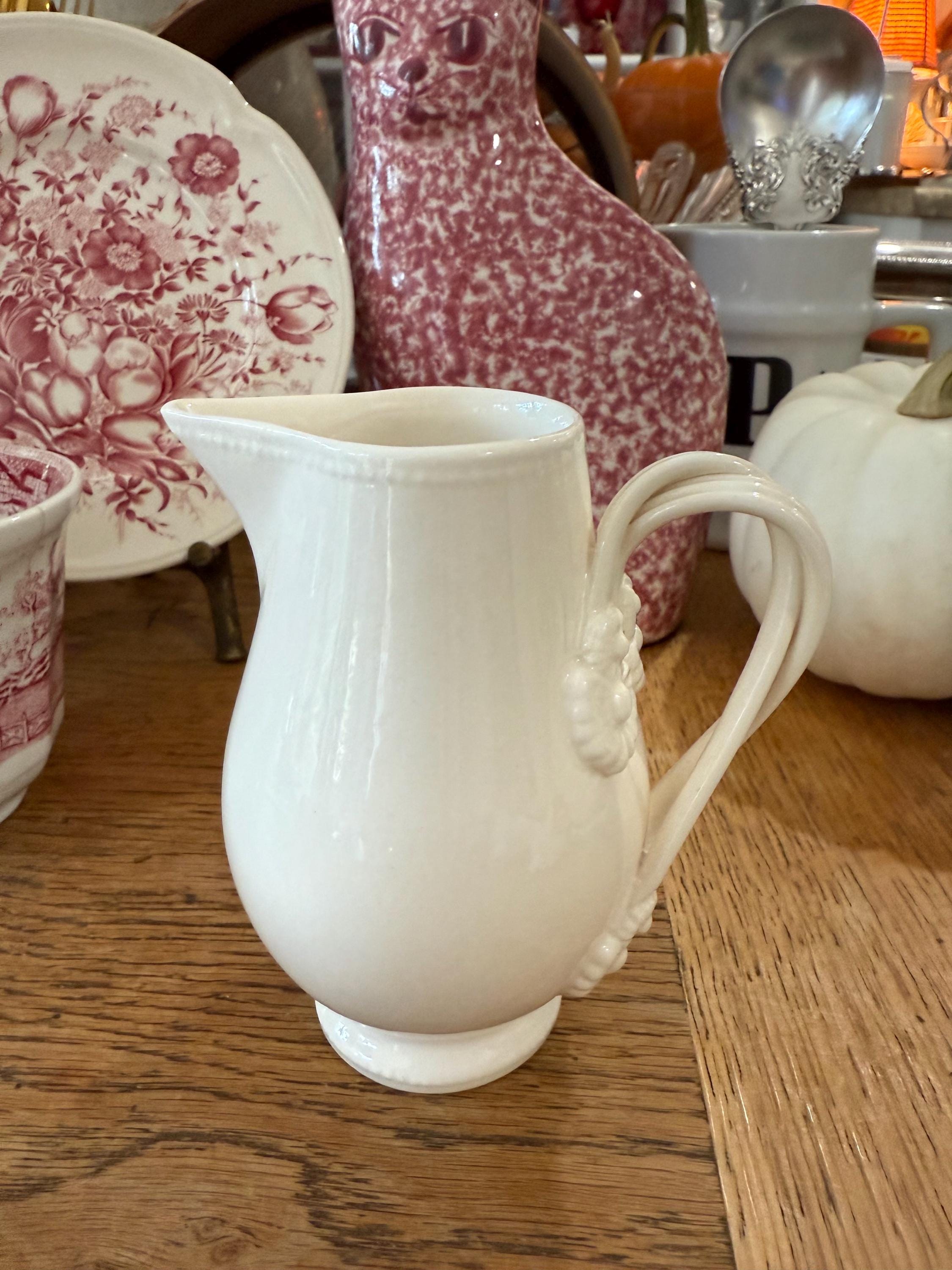 Leedsware Creamware Creamer. Hartley Greens & Co. England. - Etsy