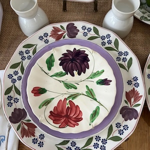 Set von 4, 10 zoll Adams Alte Koloniale Speiseteller