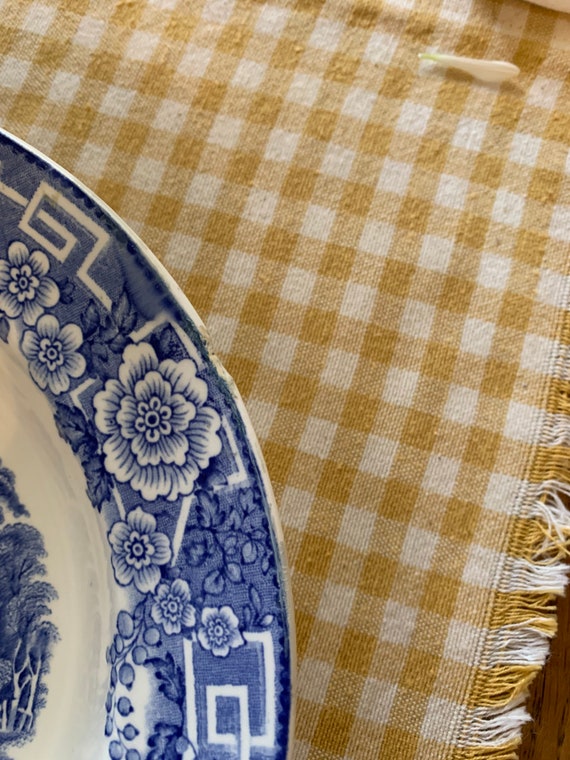 Antique Blue Barrett- Something Blue Vintage Blue and White Old English Bowl by Barrett main image 4