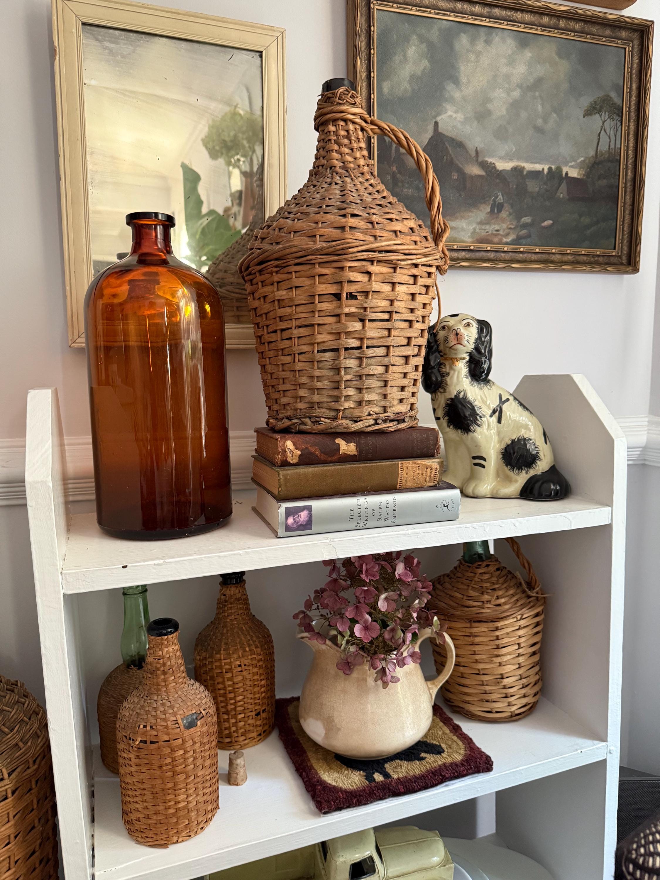 Vintage Glass Demijohn - 15.5