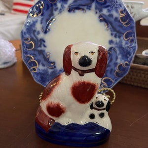 Staffordshire Ware Dog Statue.