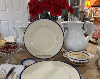 ノリタケの伝説的クレストウッドコバルトプラチナディナープレート2枚