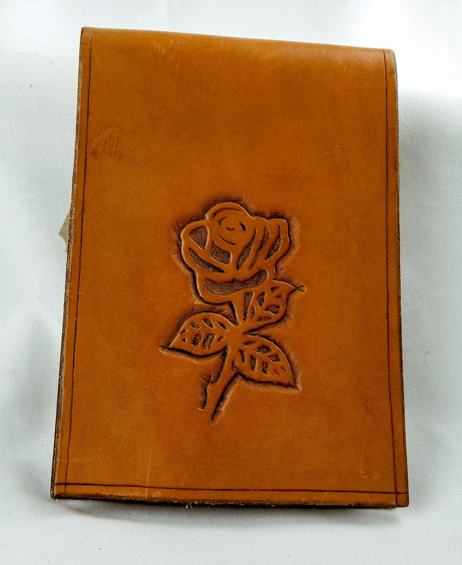 Hand Embossed Leather Notebook Etsy