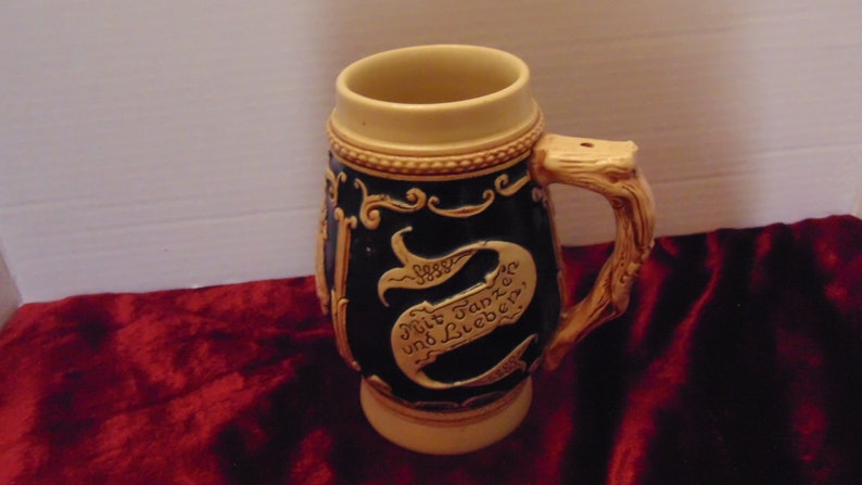 Vintage German Stein No Lid Half Liter Germany
