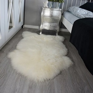 Original GIANT White Genuine Natural Sheepskin Rugs Exclusive Rug Throw Rugs Carpet Outdoor Rugs Cheap Rugs Shag image 5