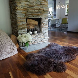SHEEPSKIN Rugs Gray X  Throw Genuine Leather Sheep Skin  Decorative Rug Comfy, Gray Rugs Carpet Outdoor Rugs Shag Throw Rugs Cozy g
