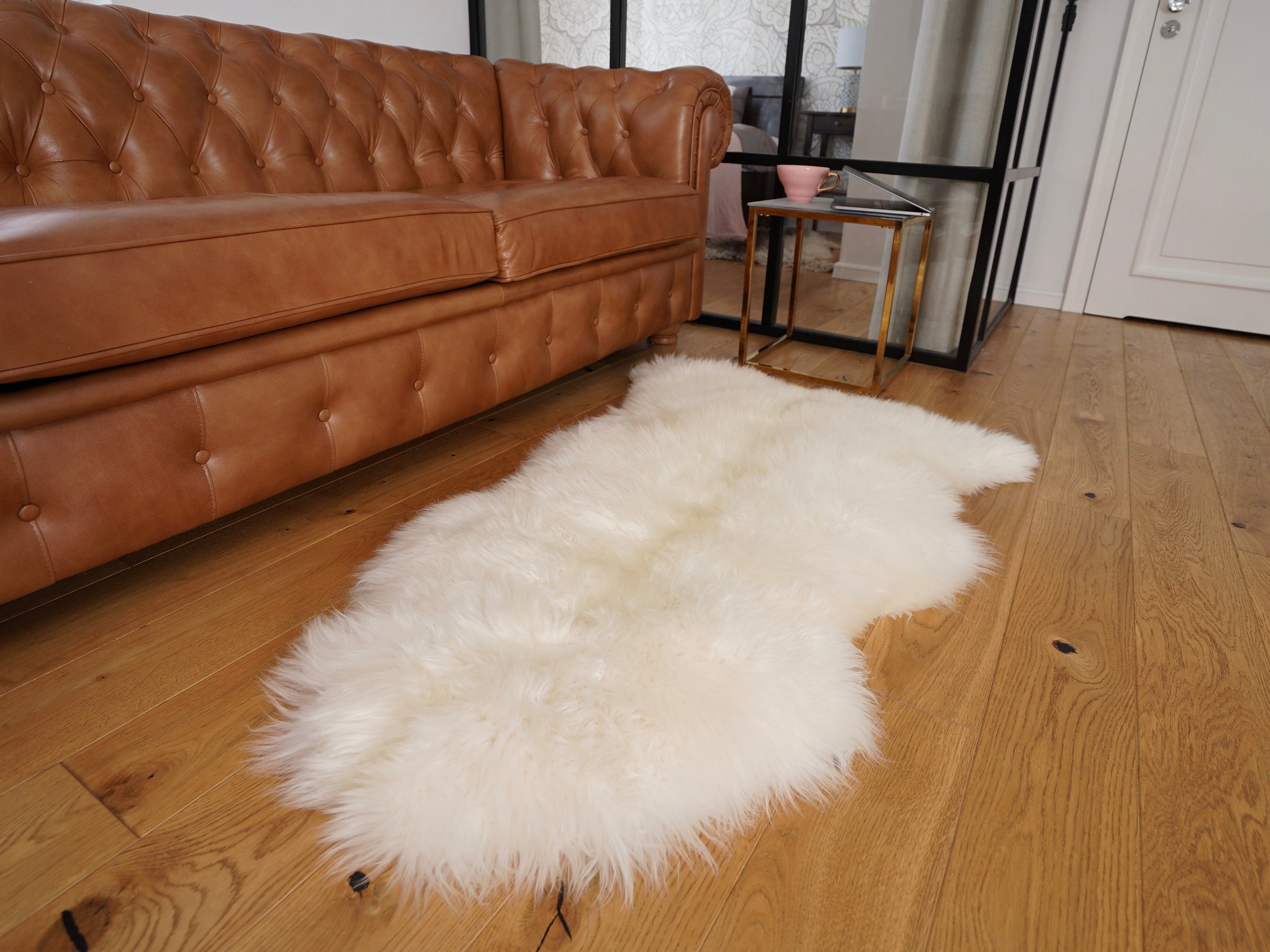 Original Natural GIANT Rug XXL 50 x 30 White Etsy