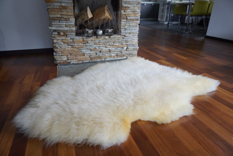Original Natural GIANT Rug XXL 52 x 32 White Etsy