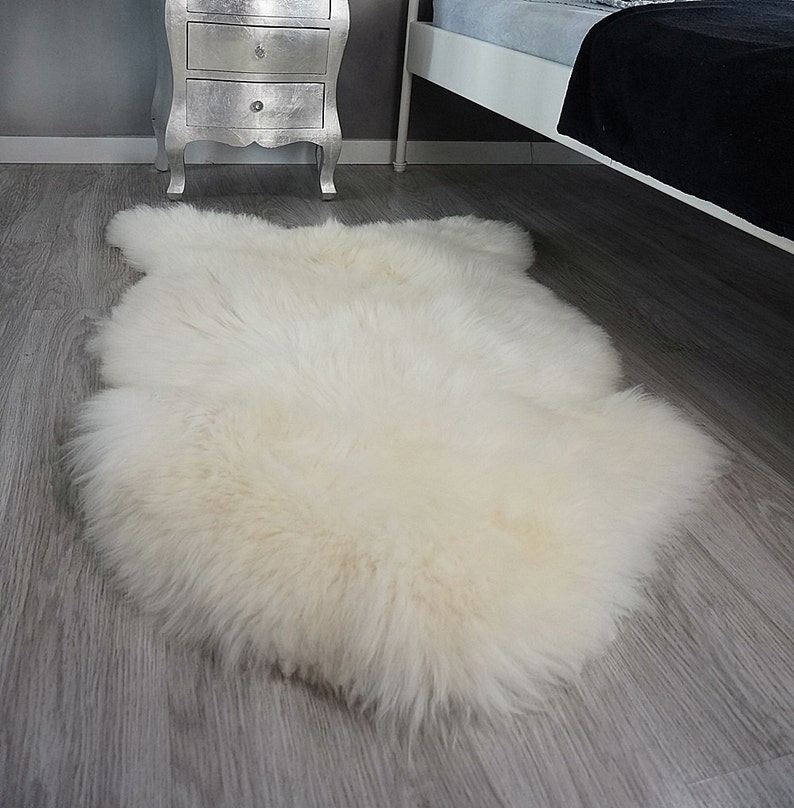 Original GIANT White Genuine Natural Sheepskin Rugs Exclusive Rug Throw Rugs Carpet Outdoor Rugs Cheap Rugs Shag image 3