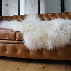 Original, Natural GIANT Rug X  50&quot; x 28&quot; White Genuine Natural Sheepskin Rugs Exclusive Rug Throw Rugs Carpet Outdoor Rugs Cheap Rugs Shag