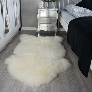 Original GIANT White Genuine Natural Sheepskin Rugs Exclusive Rug Throw Rugs Carpet Outdoor Rugs Cheap Rugs Shag image 4