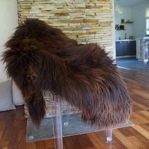 SHEEPSKIN Brown   Throw Genuine leather Sheep Skin Decorative Rug Brown, Carpet, Gray Rugs, Cheap Rugs, Chair Throw, Shag Throw
