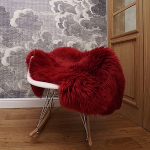 SHEEPSKIN Burgundy X  Throw Genuine Leather Red Sheep Skin Decorative rug brown comfy cozy Rug Gray Rugs Carpet Outdoor Rugs Cheap