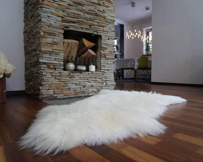 Original Natural GIANT Rug Xxl 52 x 30 White Etsy