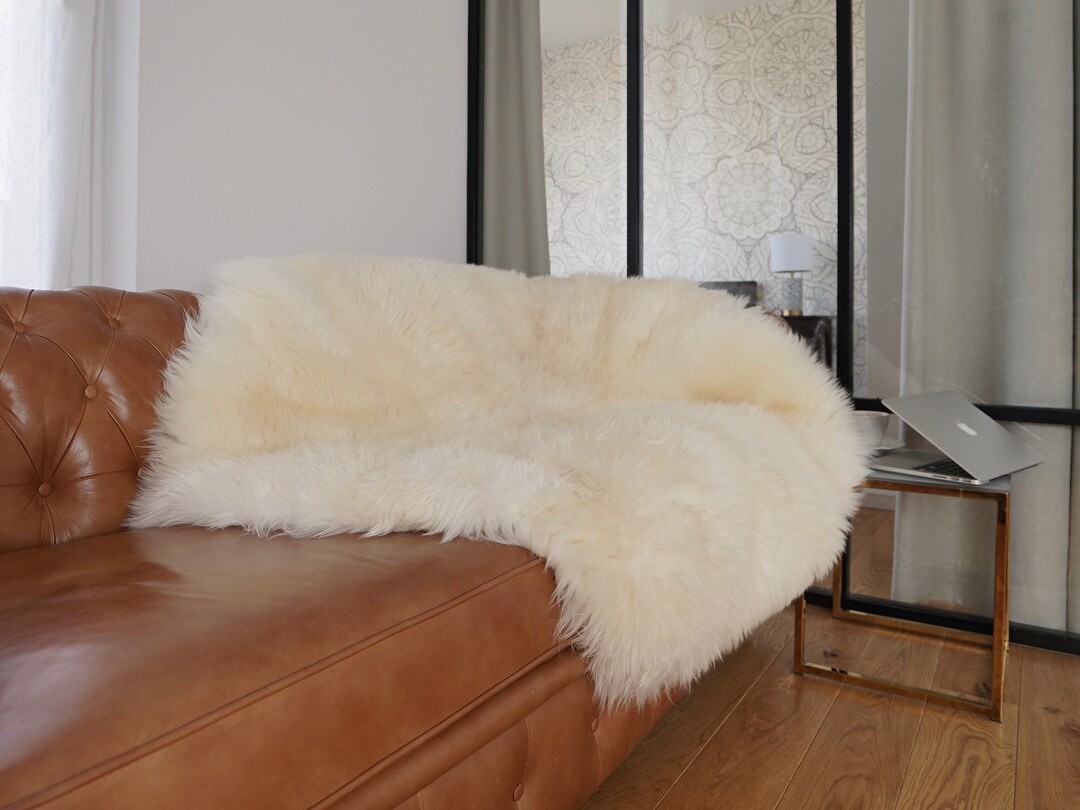 Peau de mouton multicolore XXXL main image 1