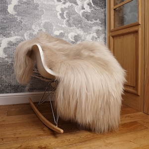 SHEEPSKIN Icelandic Beige  X   Rug Genuine Natural Sheepskin  Rug  Carpet Outdoor Rugs Cheap Rugs Shag  Rug Thro