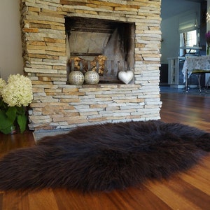 SHEEPSKIN Brown   Throw Genuine leather Sheep Skin Decorative Rug Brown, Carpet, Gray Rugs, Cheap Rugs, Chair Throw, Shag Throw