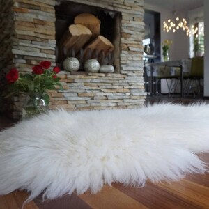 Original, Natural GIANT Rug 50&quot; x 28&quot; White Genuine Natural Sheepskin Rugs Exclusive Rug Throw Rugs Carpet Outdoor Rugs Cheap Rugs Shag