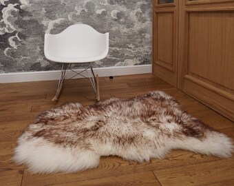 Original Brown Mouflon   Genuine Natural Sheepskin Genuine Natural Sheepskin Rugs Exclusive Rug Gray Rugs Carpet Outdoor  Rugs Shag