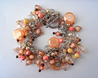 Double Wrap Vintage Charm Bracelet