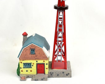 Lemax Enchanted Forest Village Mill Ceramic & Metal Christmas Village Accessory