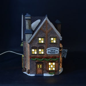 Department 56 Dickens' Village – 'Kingsford's Brew House' Porzellan-Gebäude Für Weihnachtsdorf