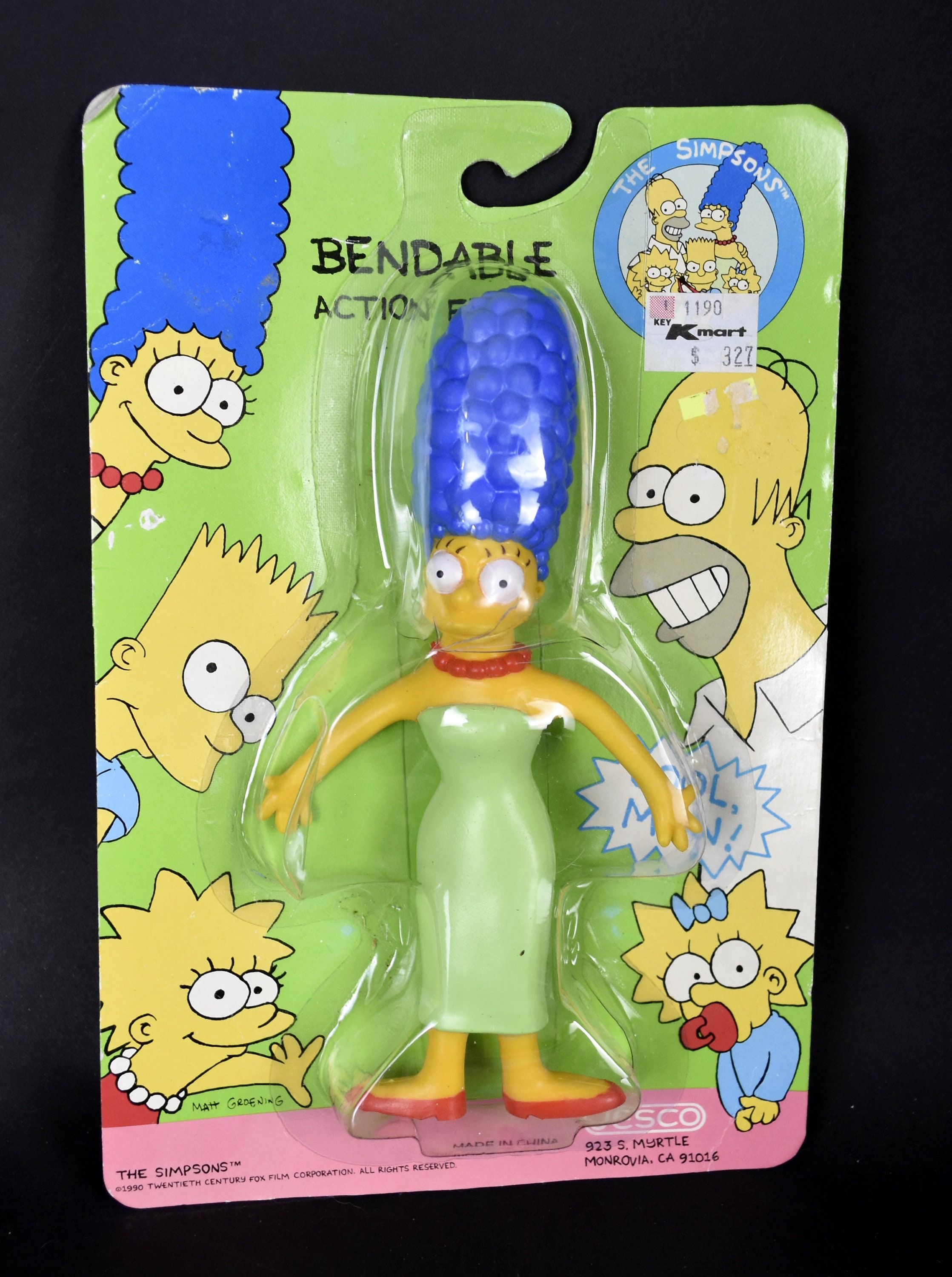 Bart Simpson Bendable Case Pack 12 フィギュア 人形 おもちゃ