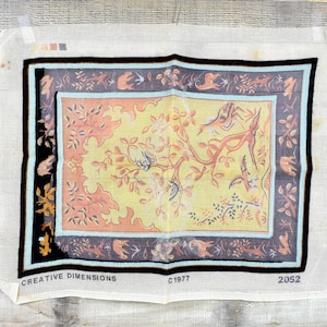 Creative Dimensions Birds Wildlife Traditional Pattern Canvas Only Started