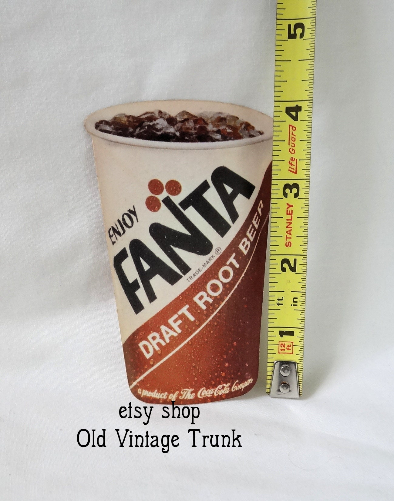 Rare Vintage Fanta Draft Root Beer Soda Fountain Coca Cola Brand