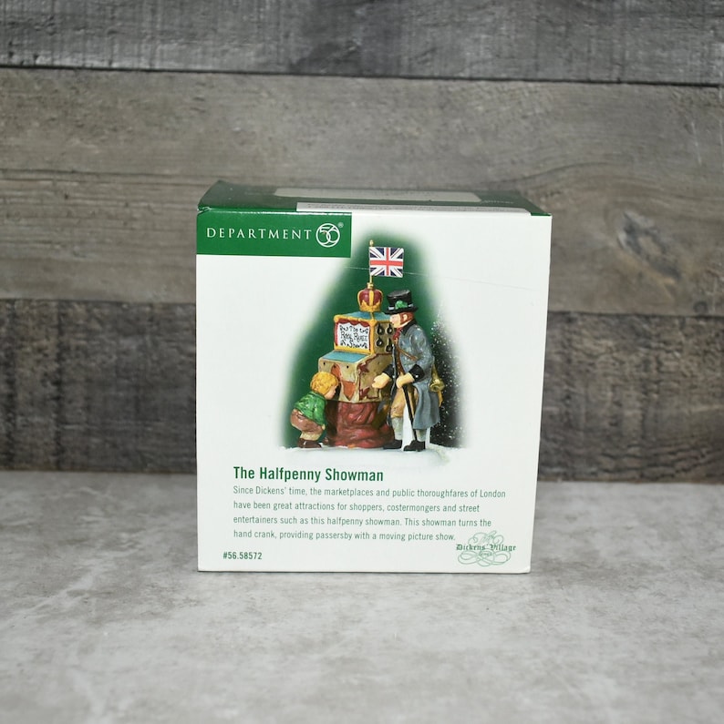 Department 56 Dickens' Village "The Halfpenny Showman" - Thumbnail 3