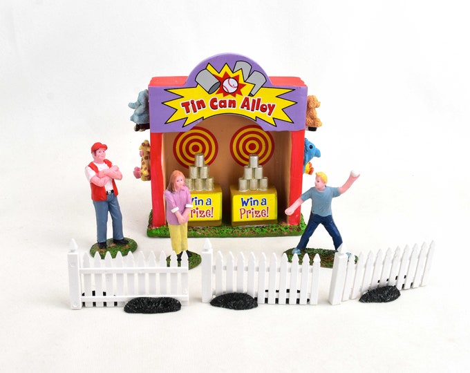 Lemax Tin Can Alley Carnival Christmas Village Accessory Etsy
