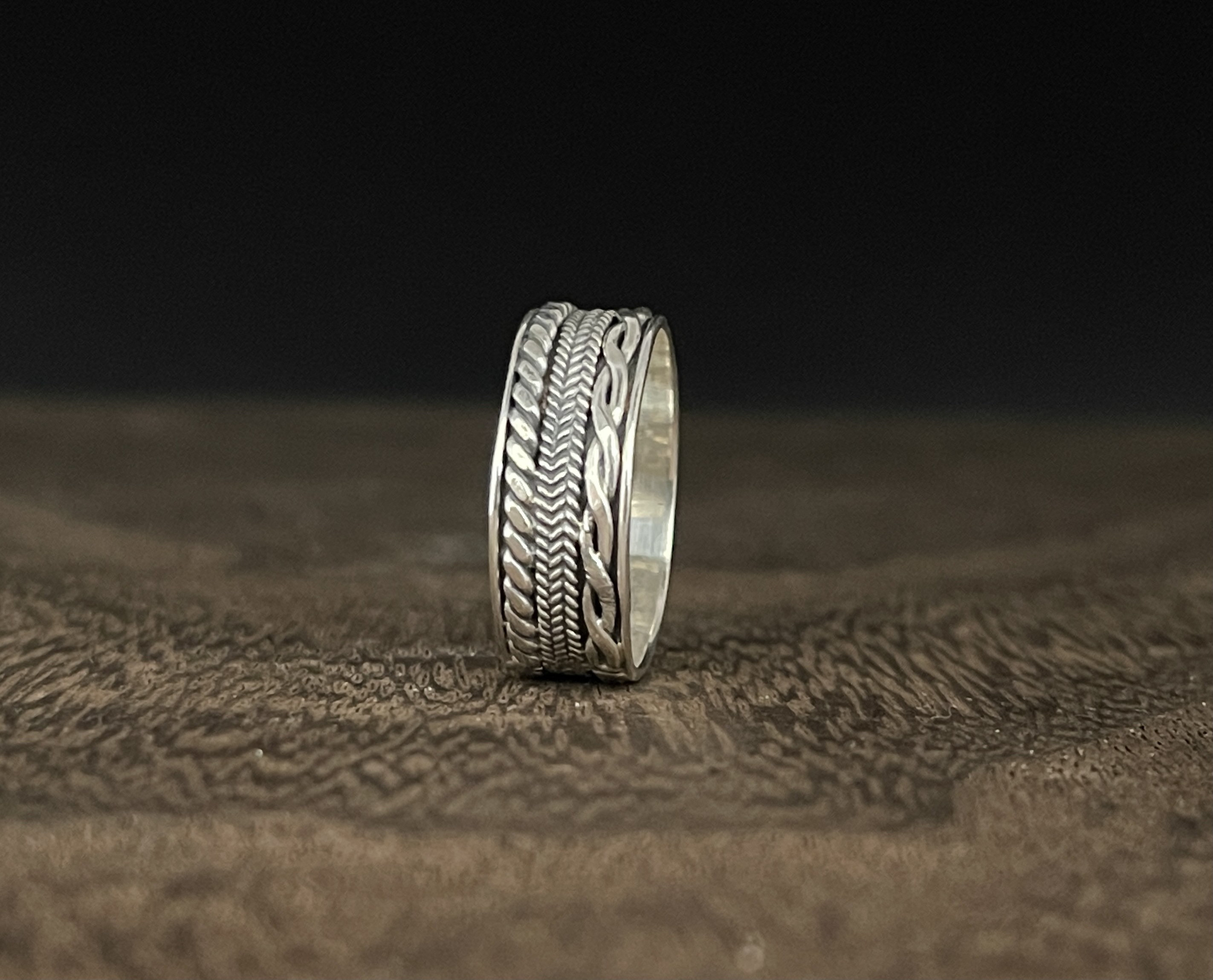 Bali Band Silver Ring // 925 Sterling Silver // Oxidized Bali Braid Ring - Etsy Bali Band Silver Ring // 925 Sterling Silver // Oxidized Bali Braid Ring - Etsy
