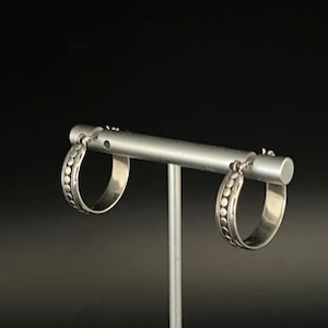 Bali Hoop Earrings // 925 Sterling Silver