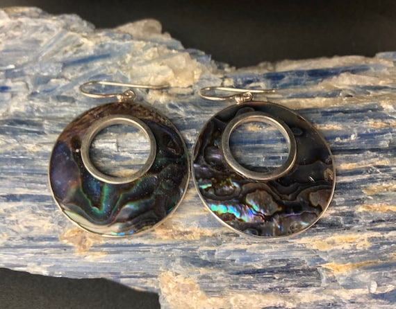 Acquista Orecchini Pendenti LC In Argento Sterling 925 Con Conchiglia Di Abalone Regali Per La Spiaggia Gioielli Per Lei Bigiotteria Per Donna~p113338008