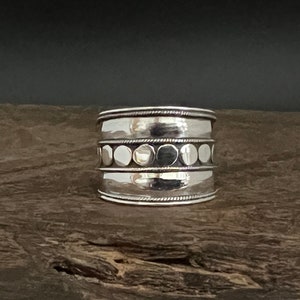Silver Bali Ring // 925 Sterling Silver // Handmade Silver Bali Ring