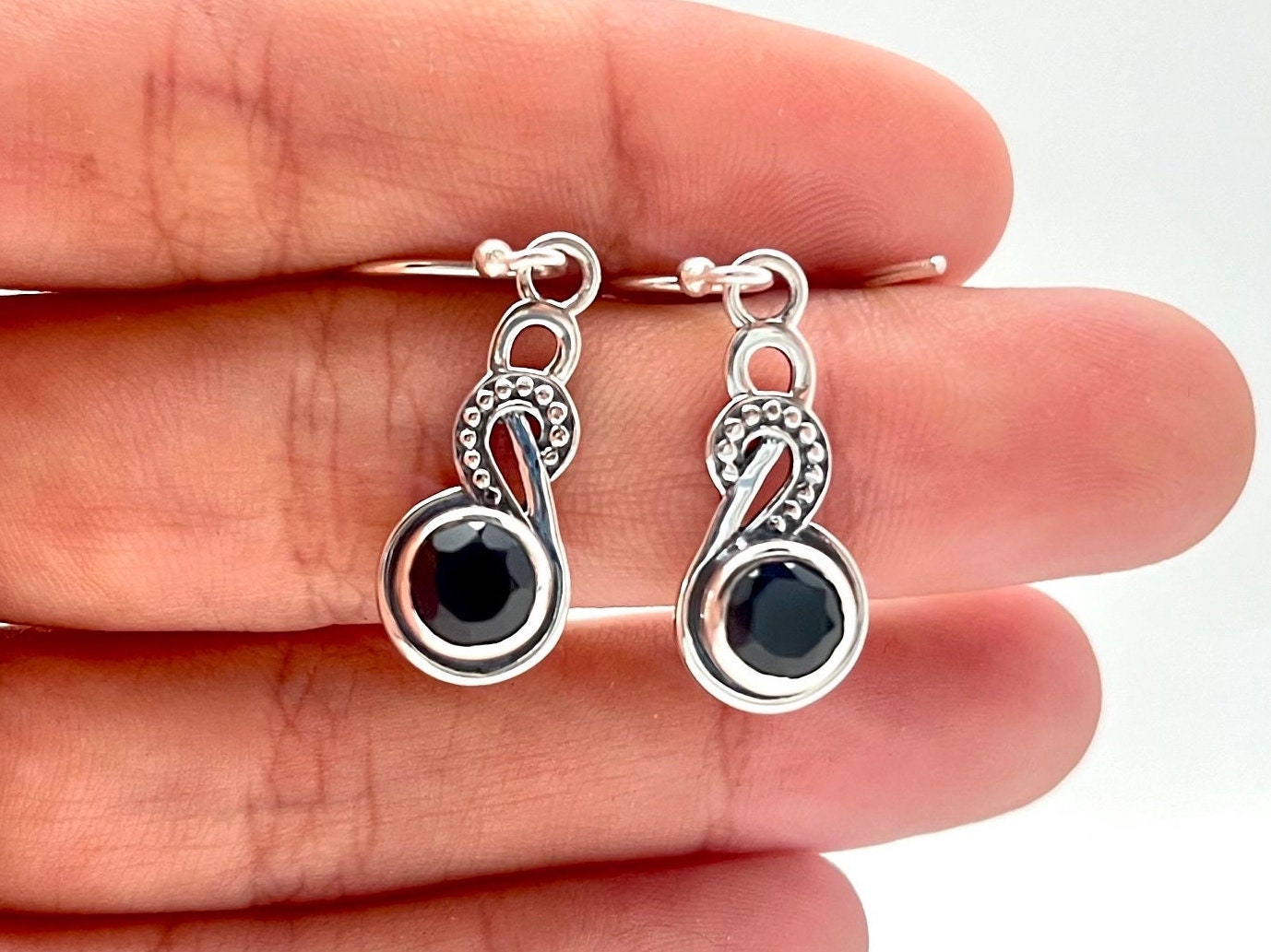 Celtic Earrings in Sterling Silver | Walker Metalsmiths