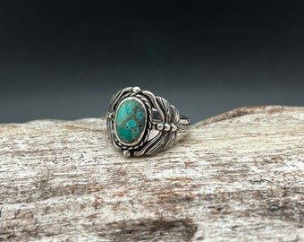 Turquoise Dragonfly Ring // 925 Sterling Silver // Sizes 6 to 12 // Handcrafted