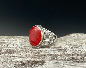 Silver Plated Ring Thebestjewellery Fossil Coral Ring Size- 7 USA Gemstone Ring Women Jewelry BRS-4574 Handmade Ring Silver Plated Ring Thebestjewellery Fossil Coral Ring Size- 7 USA Gemstone Ring Women Jewelry BRS-4574 Handmade Ring