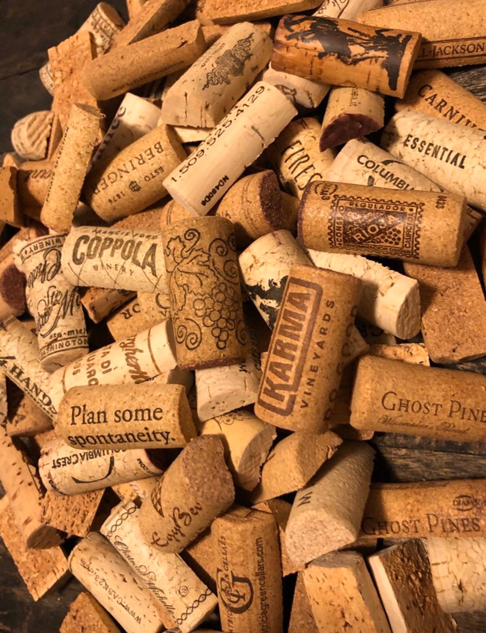 WINE CORK HALVES Sliced in half Halved 50 100 150 200 250 Cut Etsy