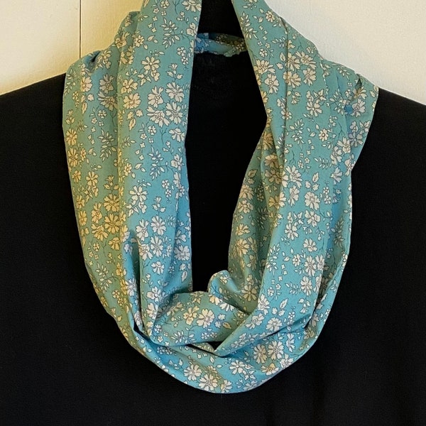 Infinity or Open Ended Scarf in beautiful Liberty of London Tana Lawn