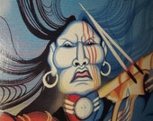 FREE SHIPPING - Little Chief Mystic Warrior Print by Barthell Little Chief - Signed