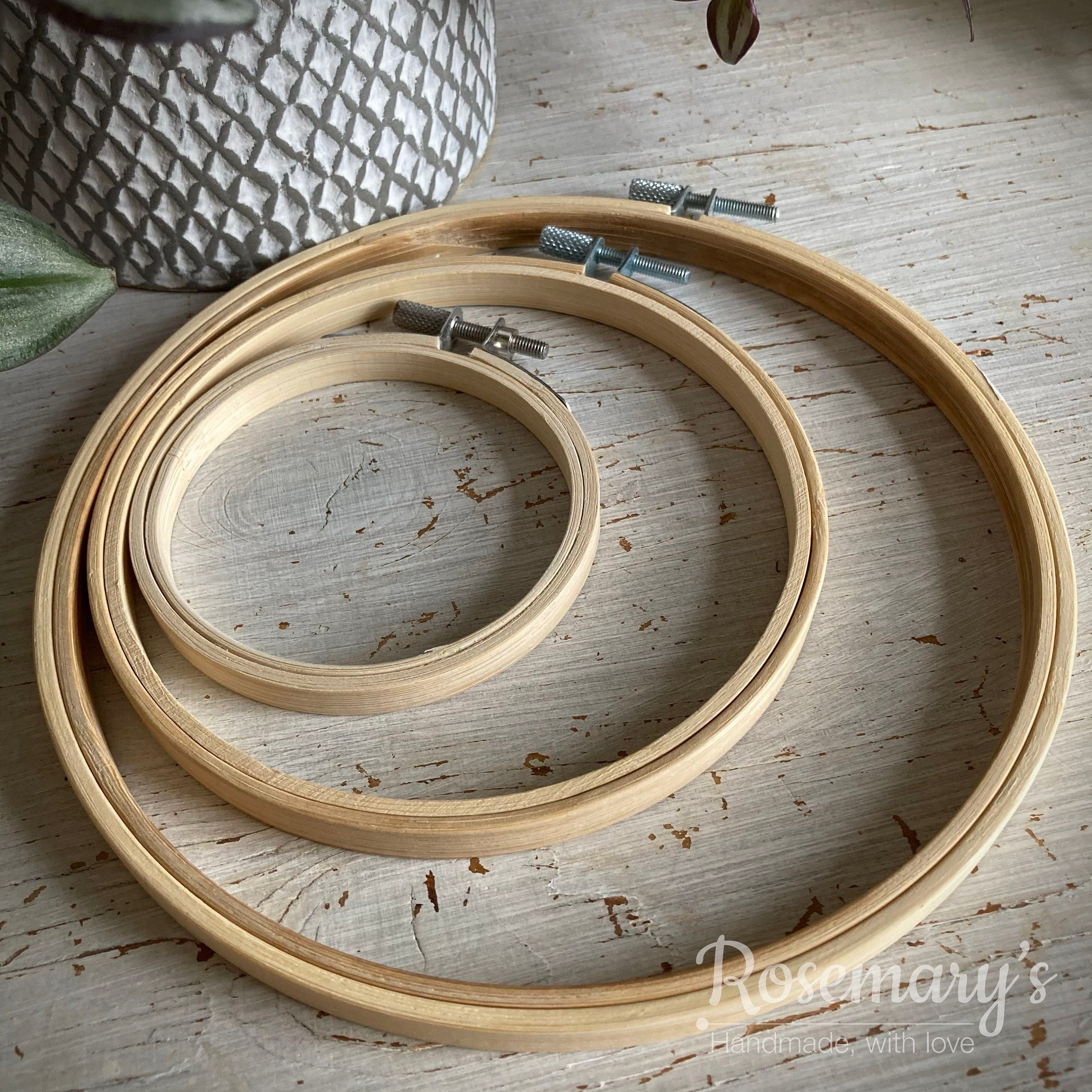 9 inch Large Round Wooden Embroidery Hoop 1 Piece 