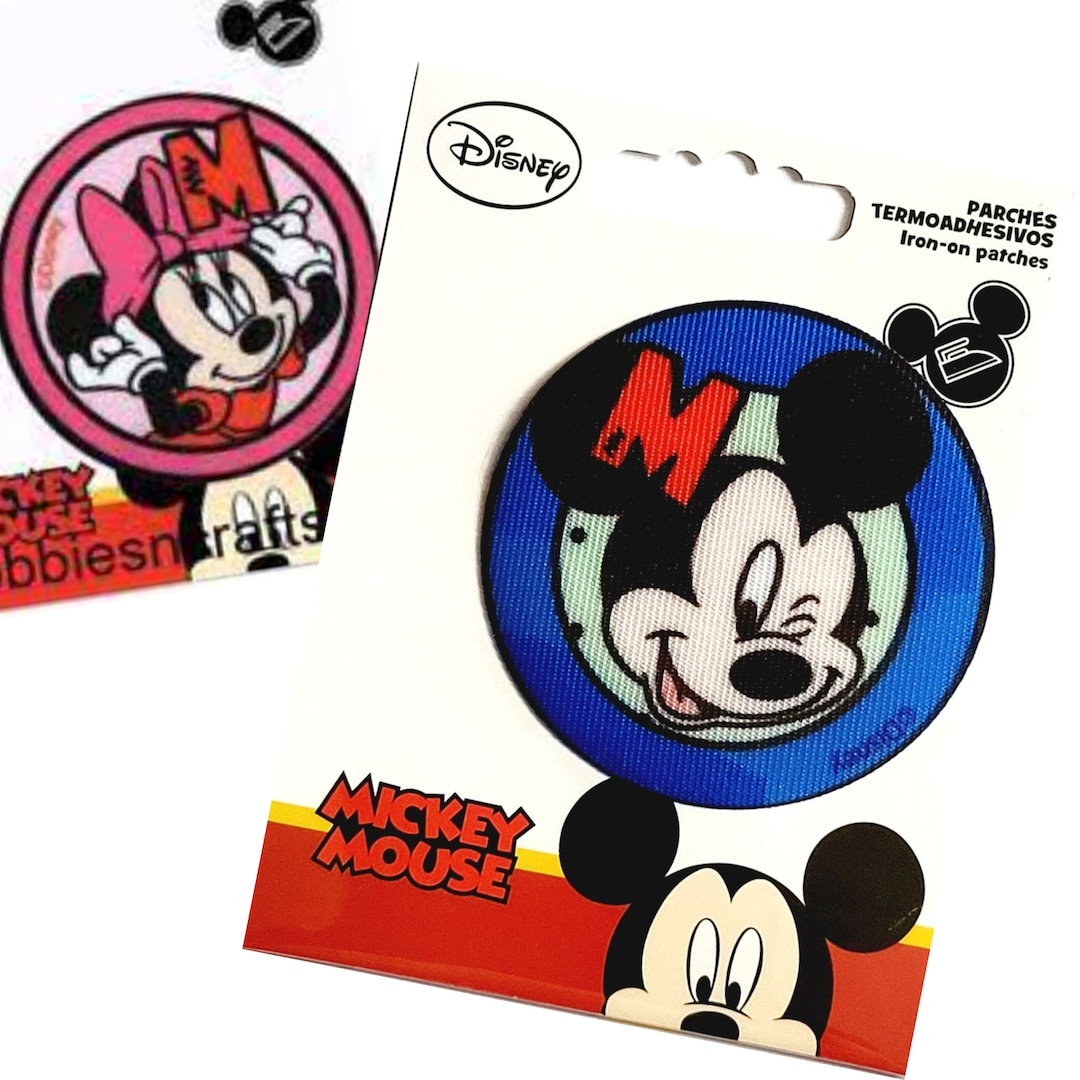 Mickey Mouse Pegatinas Termoadhesivas Disney Motivo De Mickey Y