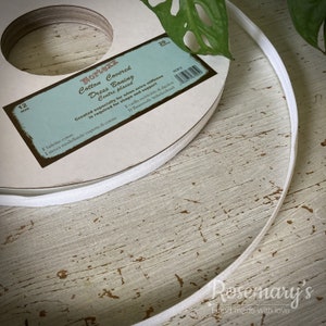 Cotton covered 12mm white sewable boning by Nortexx.