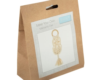 Make Your Own DIY Macramé Owl Kit by Trimits
