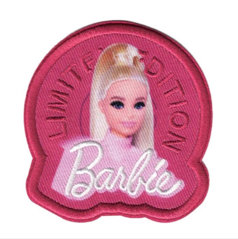 Pink Barbie Logo Iron On Patch Sew On Transfer Logo Badge - Foto 6