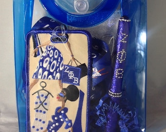 Zeta Phi Beta Bling Lady Diva Gift Pouch