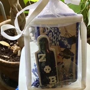 Bolsa de regalo con cinta Zeta Phi Beta Sorority Diva Lady